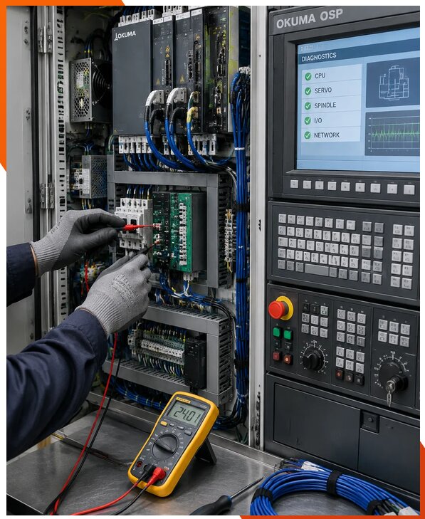 Ремонт систем ЧПУ Okuma OSP в Кирове